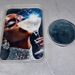 NORE’S NOVELTIES Handcrafted Serving/ Vanity Tray and Beverage Coaster Bundle